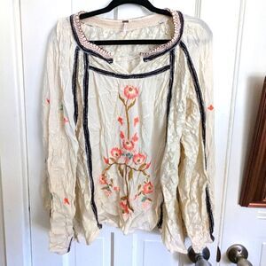 Free people peasant blouse M